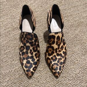 Aldo Leopard Print Heeled Boots